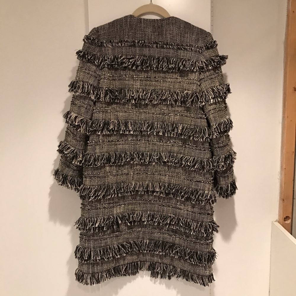 Nwt Exclusive For Intermix Layer Fringe Jacket Xs - image 4